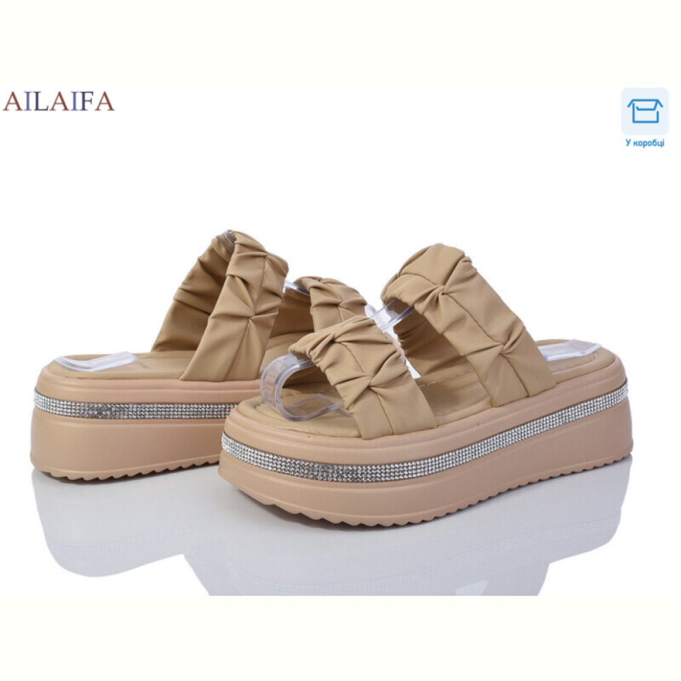Шлепки Ailaifa 7039 khaki