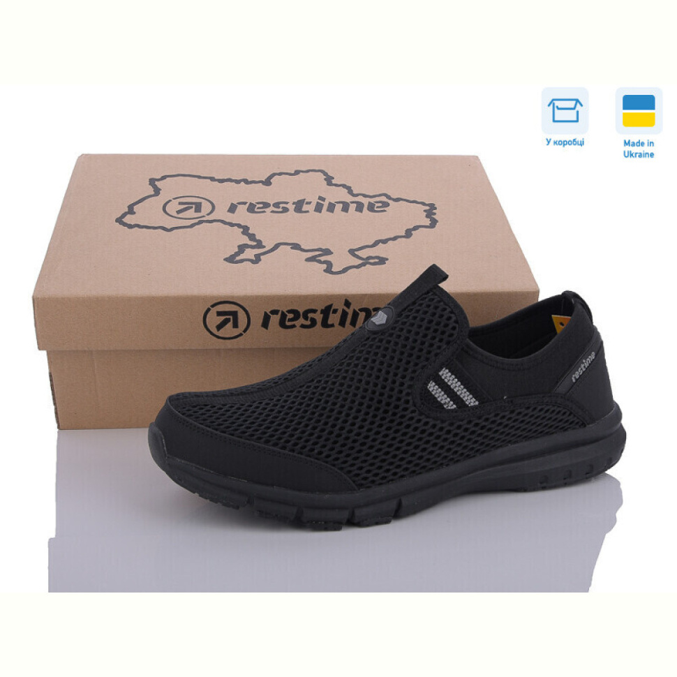 Кроссовки Restime PWL26820 black Кроссовки Restime PWL26820 black