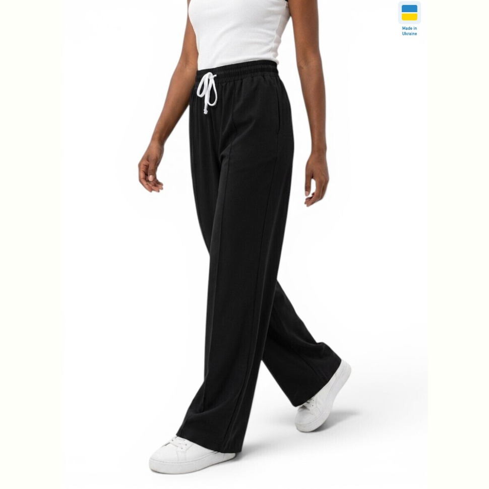 Спортивные брюки Sport style 1048 чорний
