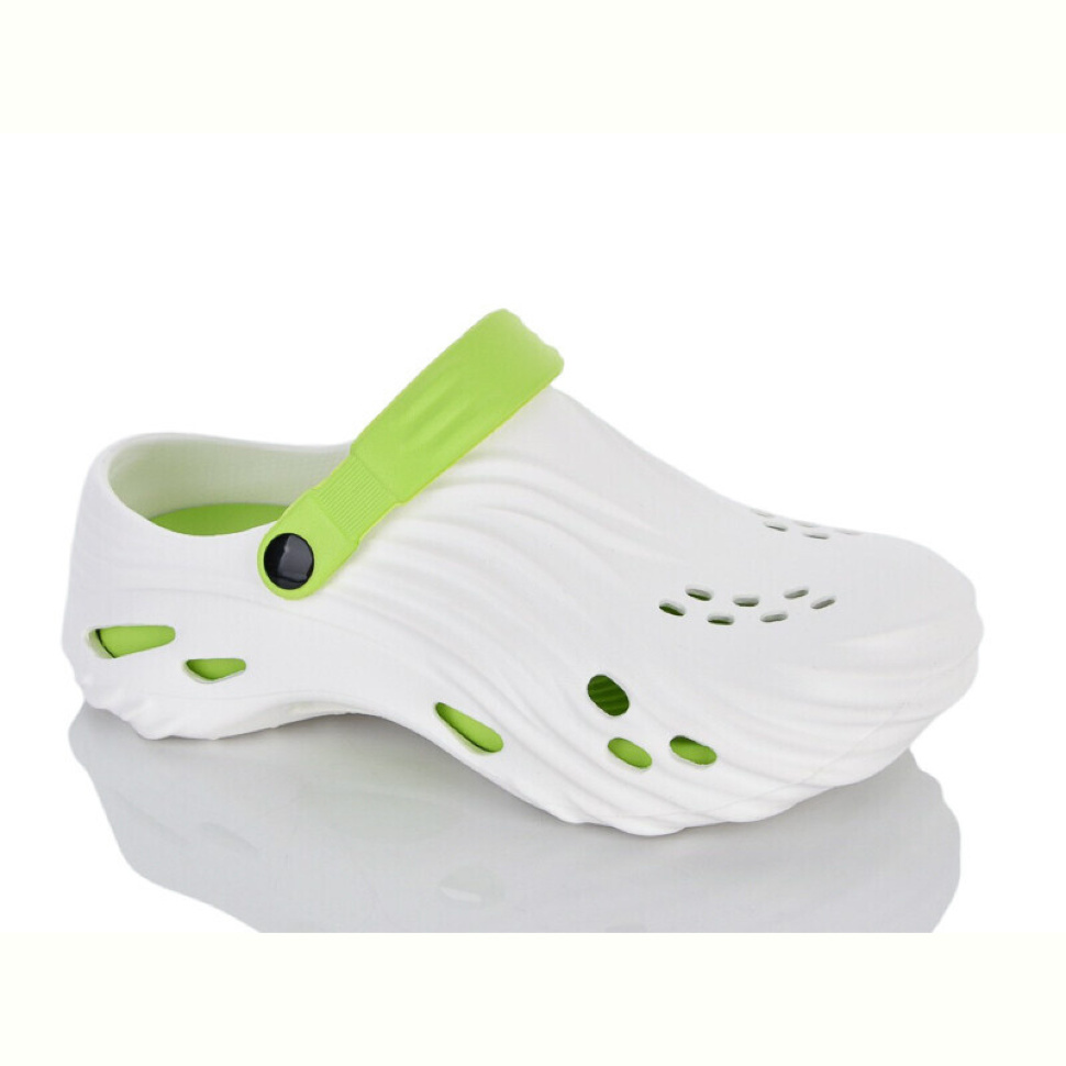 Кроксы Violeta A101 white-green
