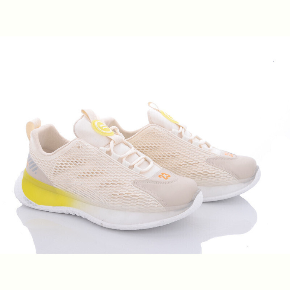 Кроссовки Violeta Y170(T200) beige-yellow