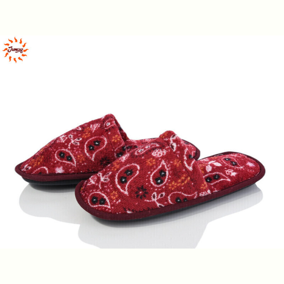 Тапки Jumay Капці жін листок бордо