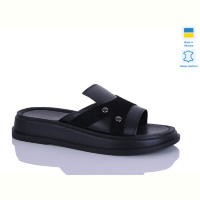 Шлепки Sali 4 чорний к.