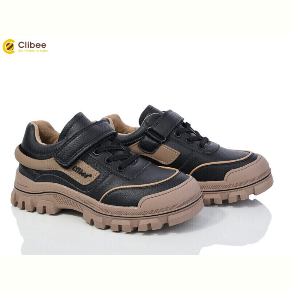 Кроссовки Clibee LC100 black-khaki
