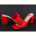 Шлепки Mona Lisa L14 red