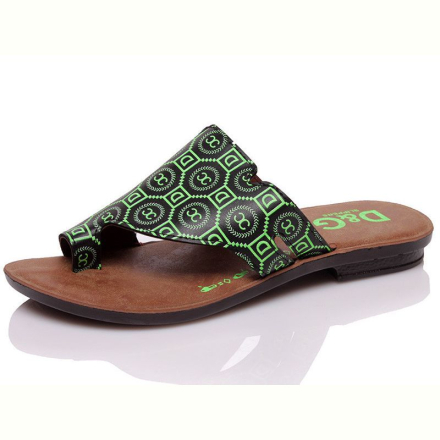 Шлепки Prime-Opt Prime 35-ZT-104-8 (BLACK-GREEN)