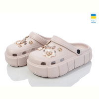 Кроксы Golden Lion 152-2-8 беж-gold