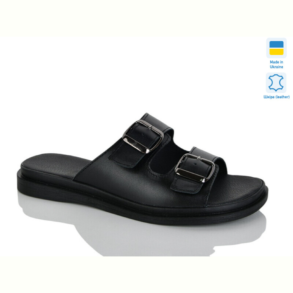 Шлепки Sali 191 чорний к.