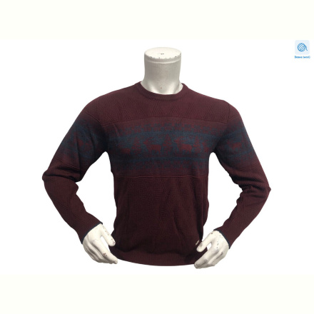 Свитер TurkishBrend 4062 бордовий (M-XL)