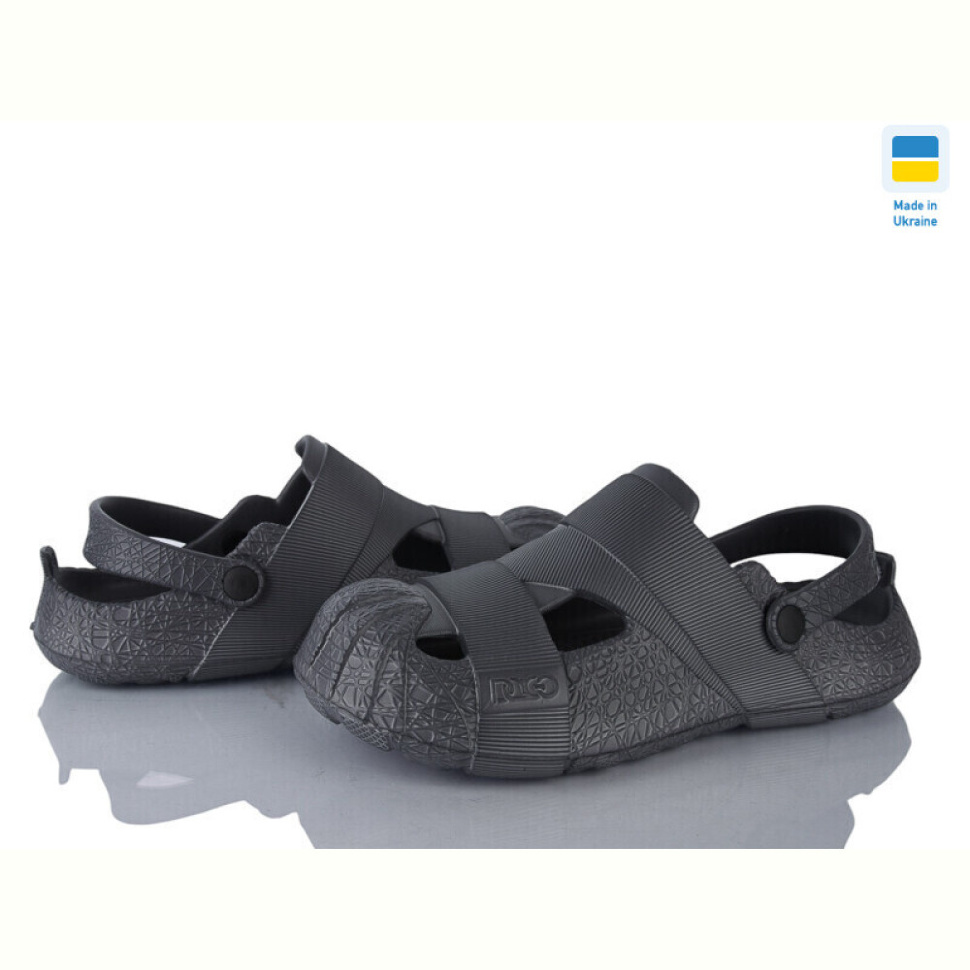 Кроксы Golden Lion 528 сірий