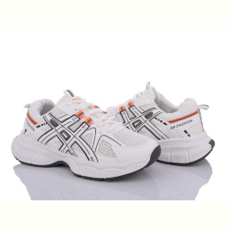 Кроссовки Violeta 177-28 white-orange