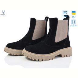 Ботинки Viscala 27906 чор-беж з.