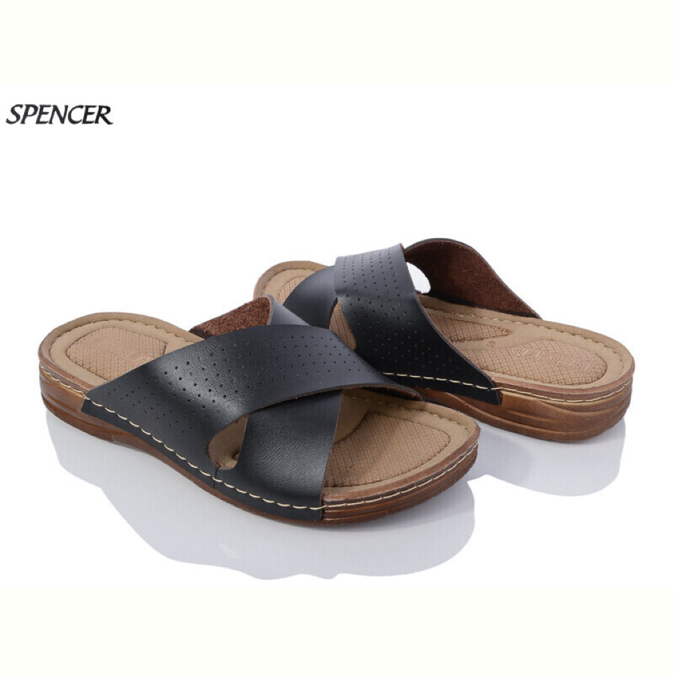 Шлепки Spencer 01 black
