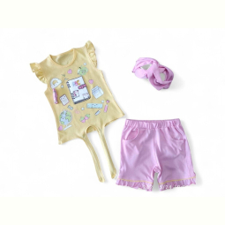 Костюм Kids-modnik 212663 жовто-рожевий