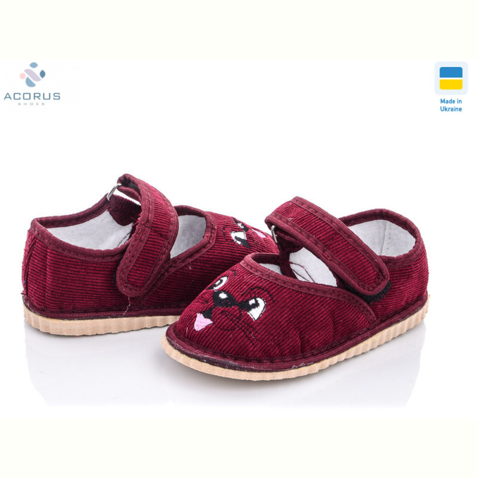 Тапки Acorus Чап-чап бордо Тапки Acorus Чап-чап бордо