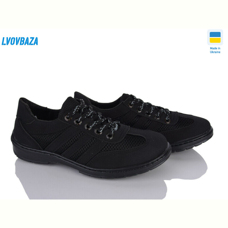 Кроссовки Lvovbaza Ankor KP3 сітка чорний