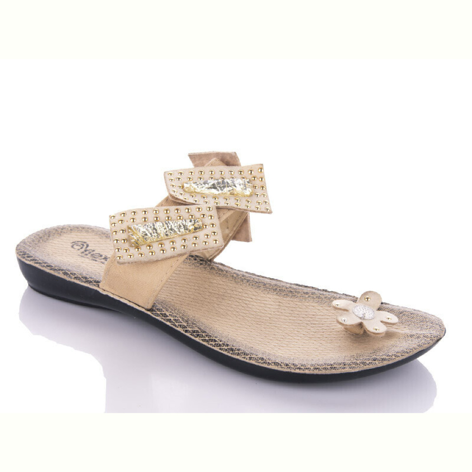 Шлепки DeMur W26-07200 beige