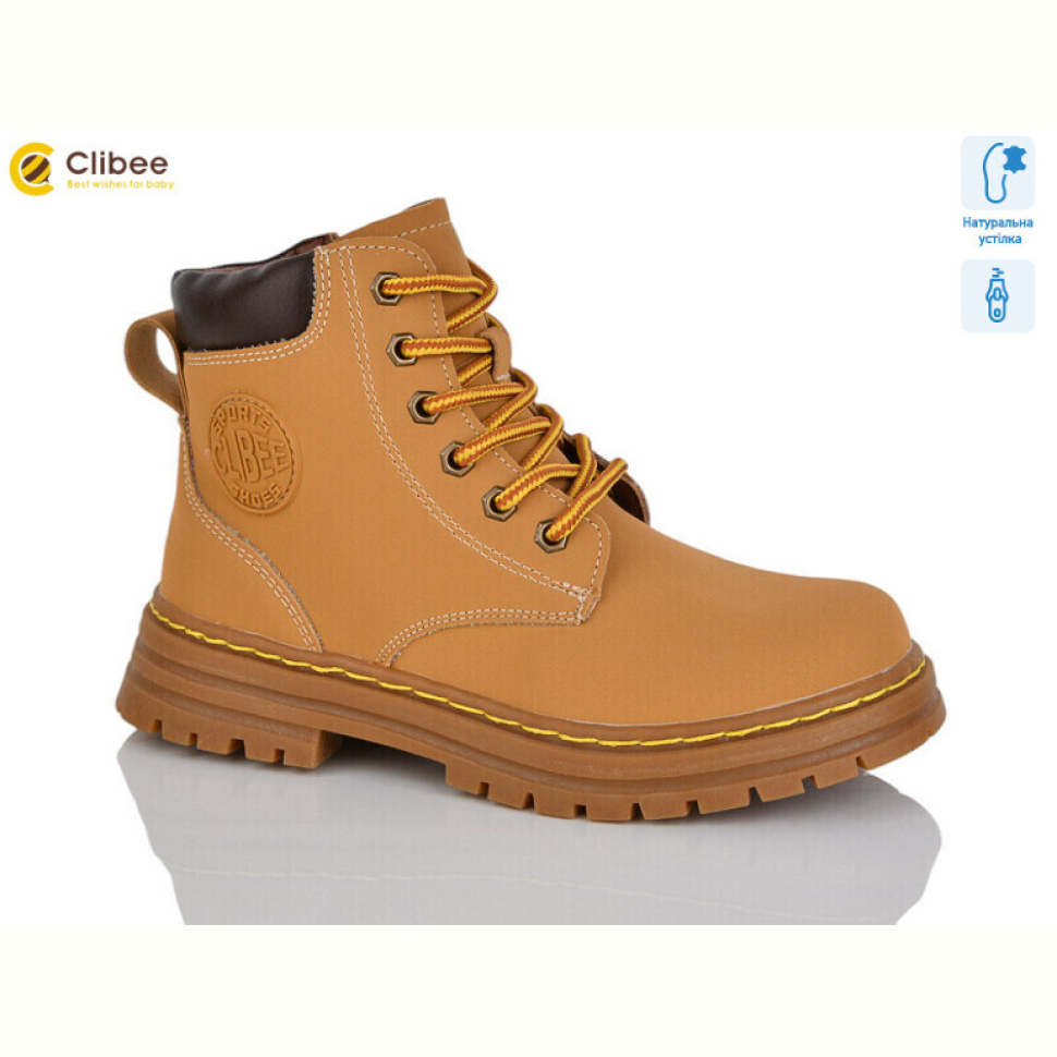 Ботинки Clibee-Apawwa KC204 camel-brown