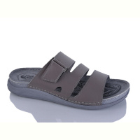 Шлепки Oscar 01-46 сірий к.