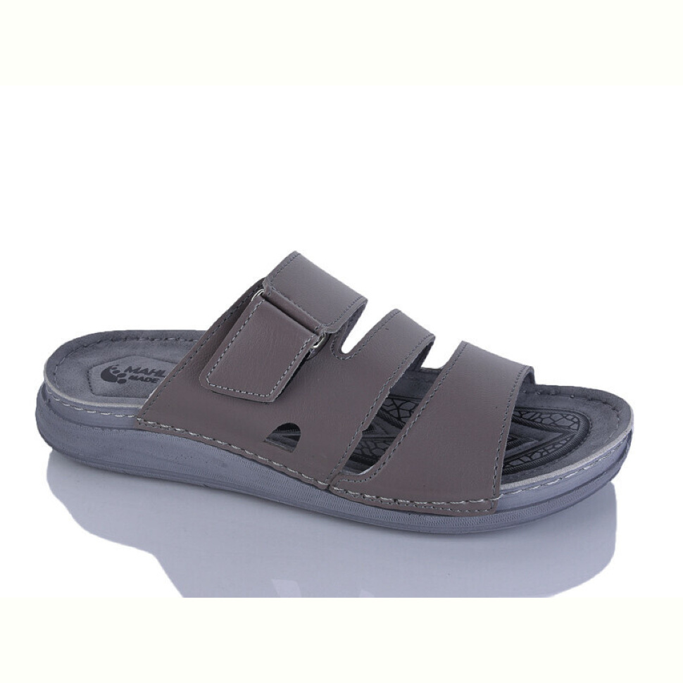 Шлепки Oscar 01-46 сірий к.