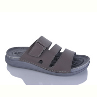 Шлепки Oscar 01-46 сірий к.