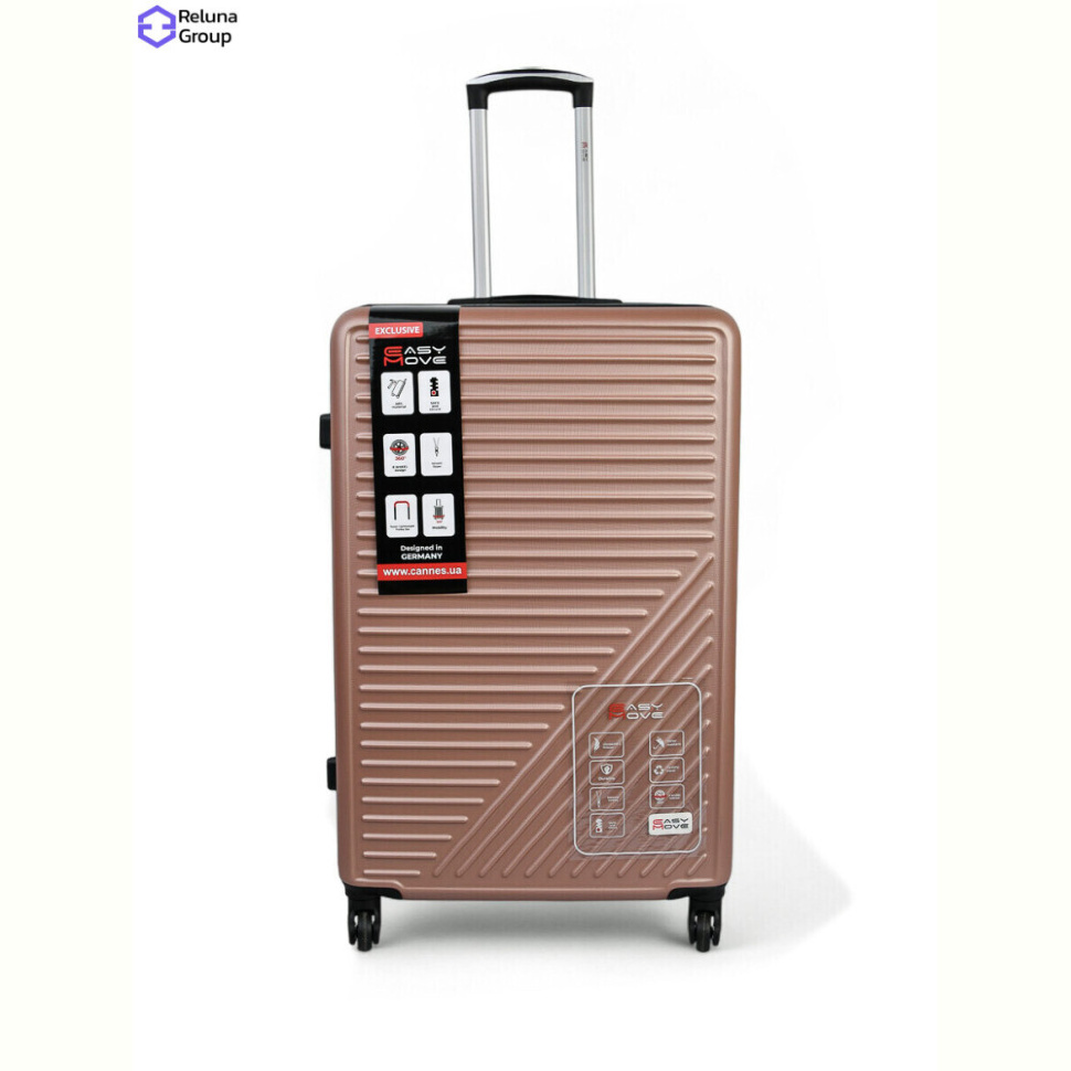 Чемодан Reluna Group SZABS055 rose gold