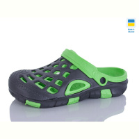 Кроксы SANLIN 2 308 зелено-сірий