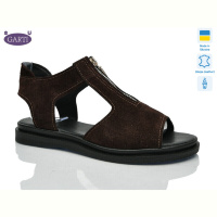 Босоножки Garti 0127 коричневий замш