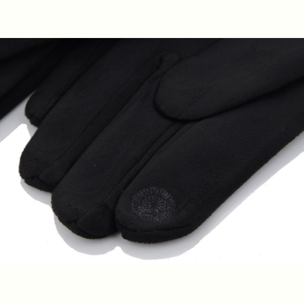 Перчатки RuBi F01М замш black