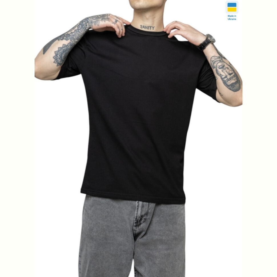 Футболка Sport style 10 чоловіча чорний