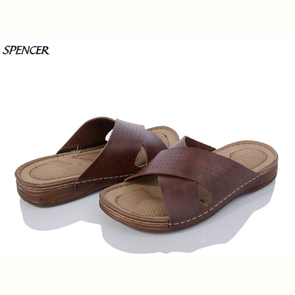 Шлепки Spencer 01 brown