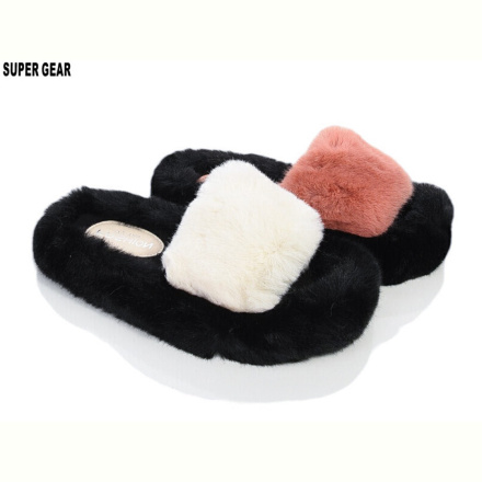 Тапки Super Gear PV323-19 wh-pink mix