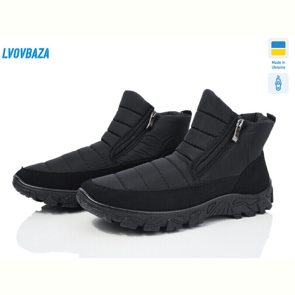 Дутики Lvovbaza B&R014 чорний