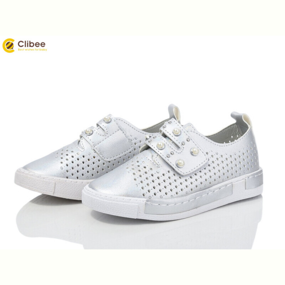 Слипоны Clibee D62 silver