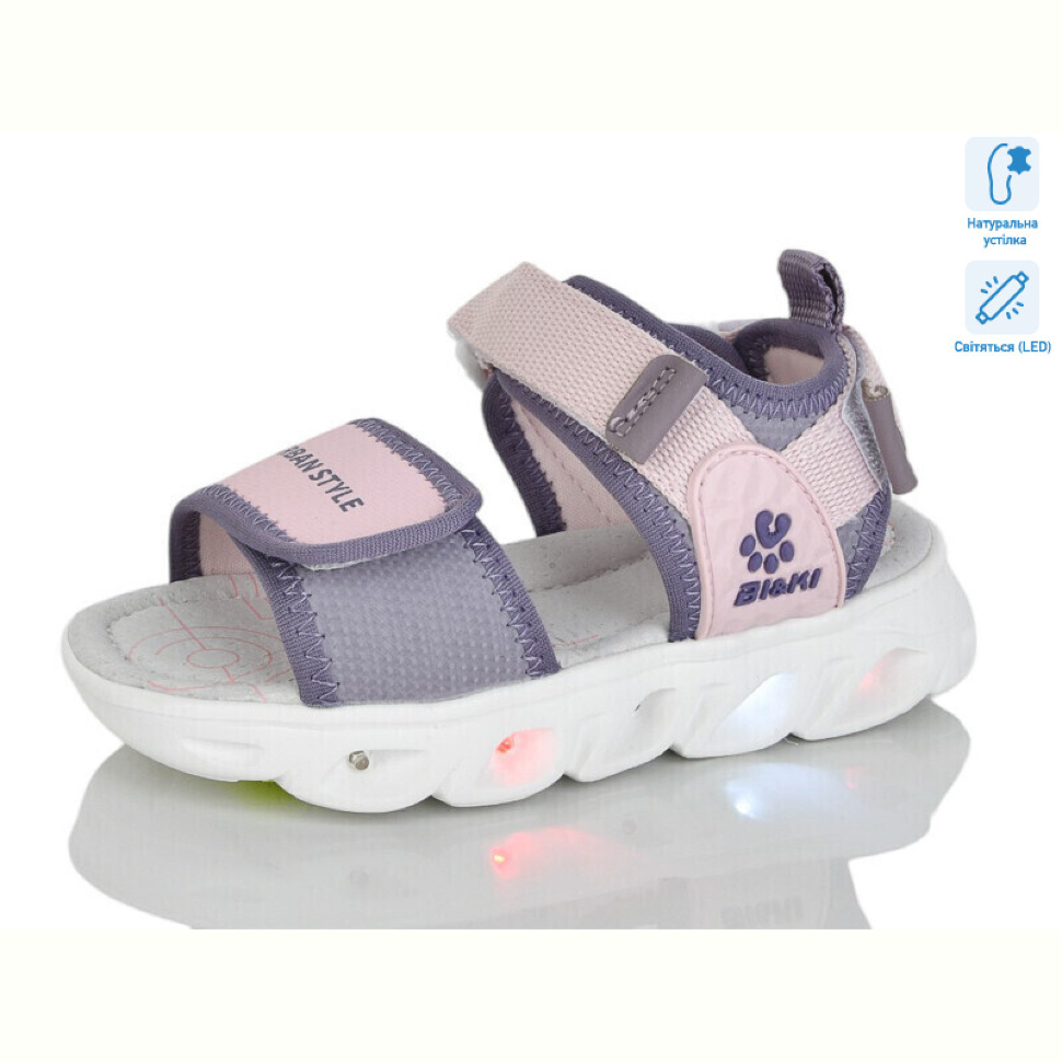 Босоножки Ok Shoes 01405E LED