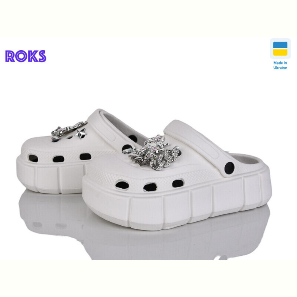 Кроксы Roks 152-21 білий