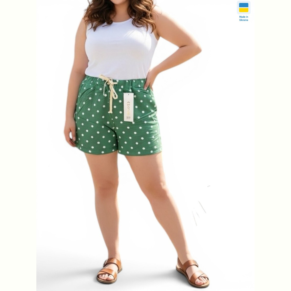 Шорты Sport style 308 зелений