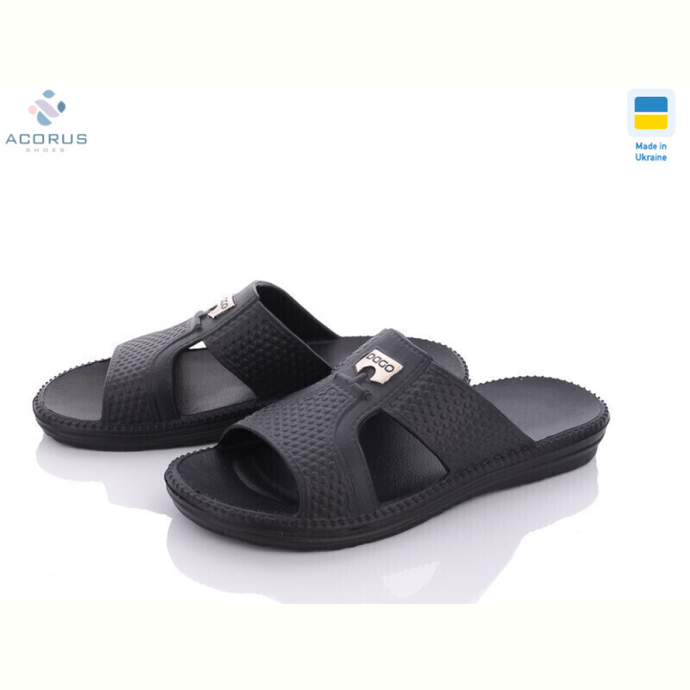 Шлепки Acorus 137 чорний