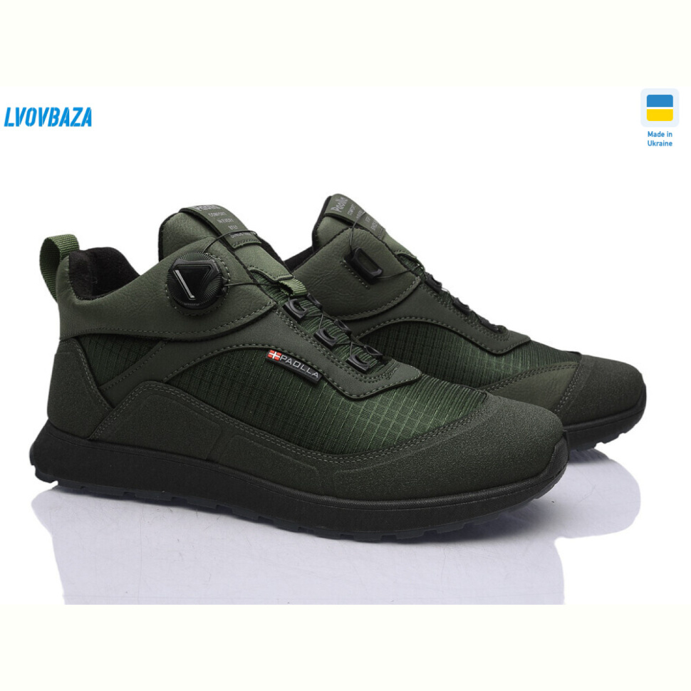 Кроссовки Lvovbaza Sport 10-6713 олива байка