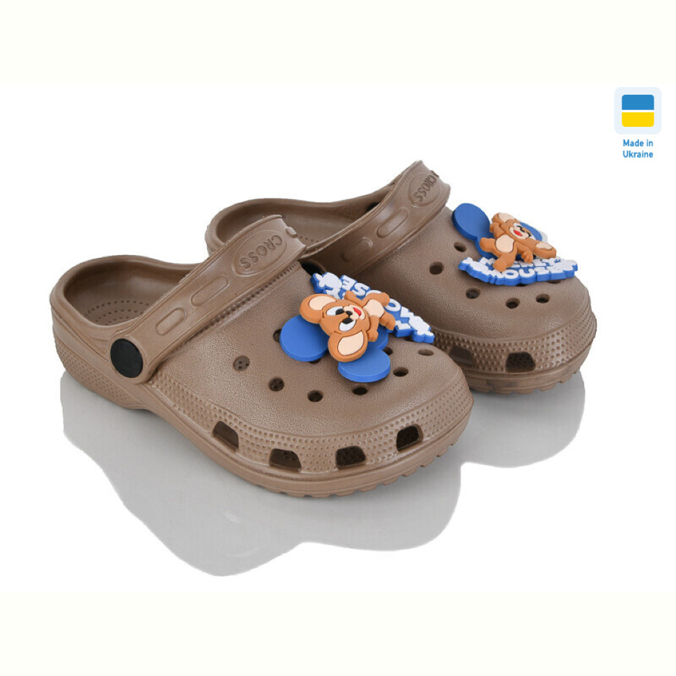 Кроксы Vladimir Cross H3/1 коричневий джибитца крутится Кроксы Vladimir Cross H3/1 коричневий джибитца крутится