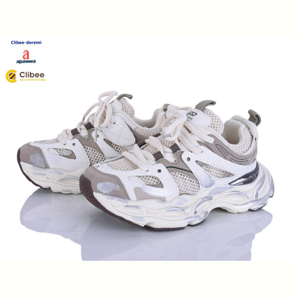 Кроссовки Clibee-Doremi A36015-2 beige