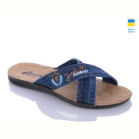 Шлепки DeMur MD2026-1-3131 синій батал