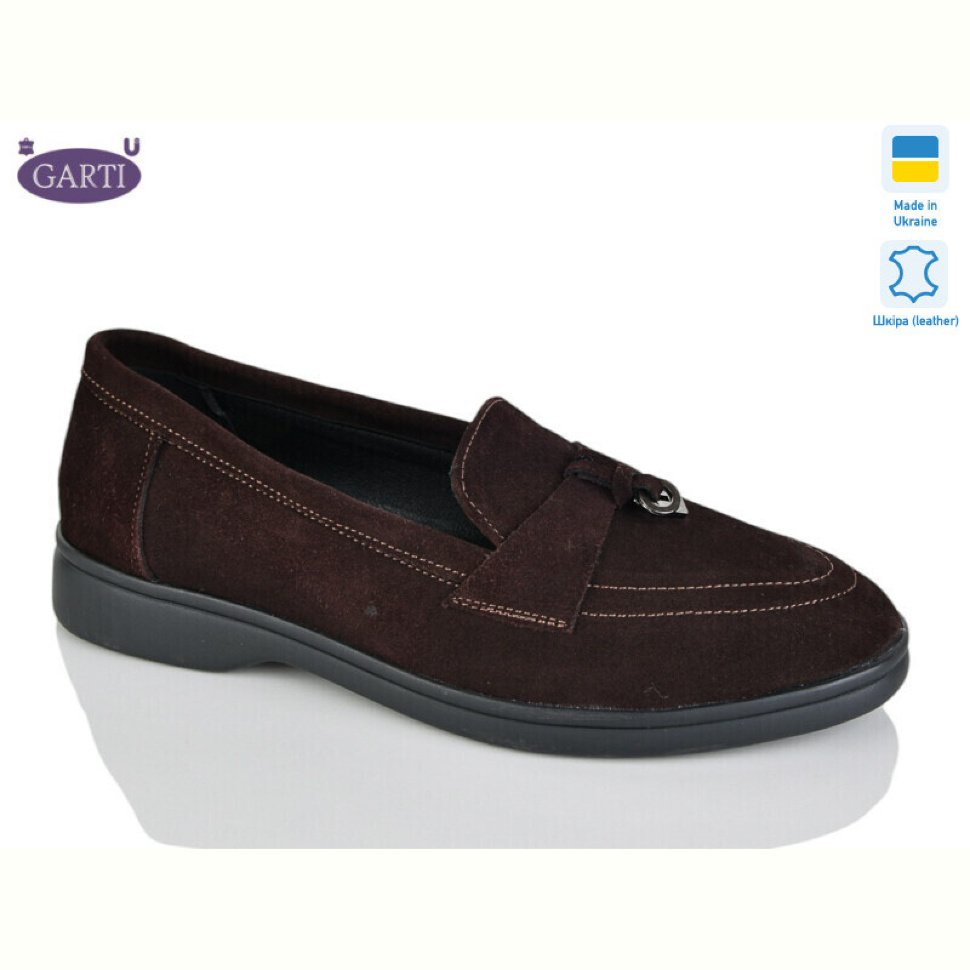Туфли Garti 401 корич замш