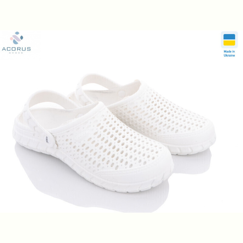 Кроксы Acorus C62м білий
