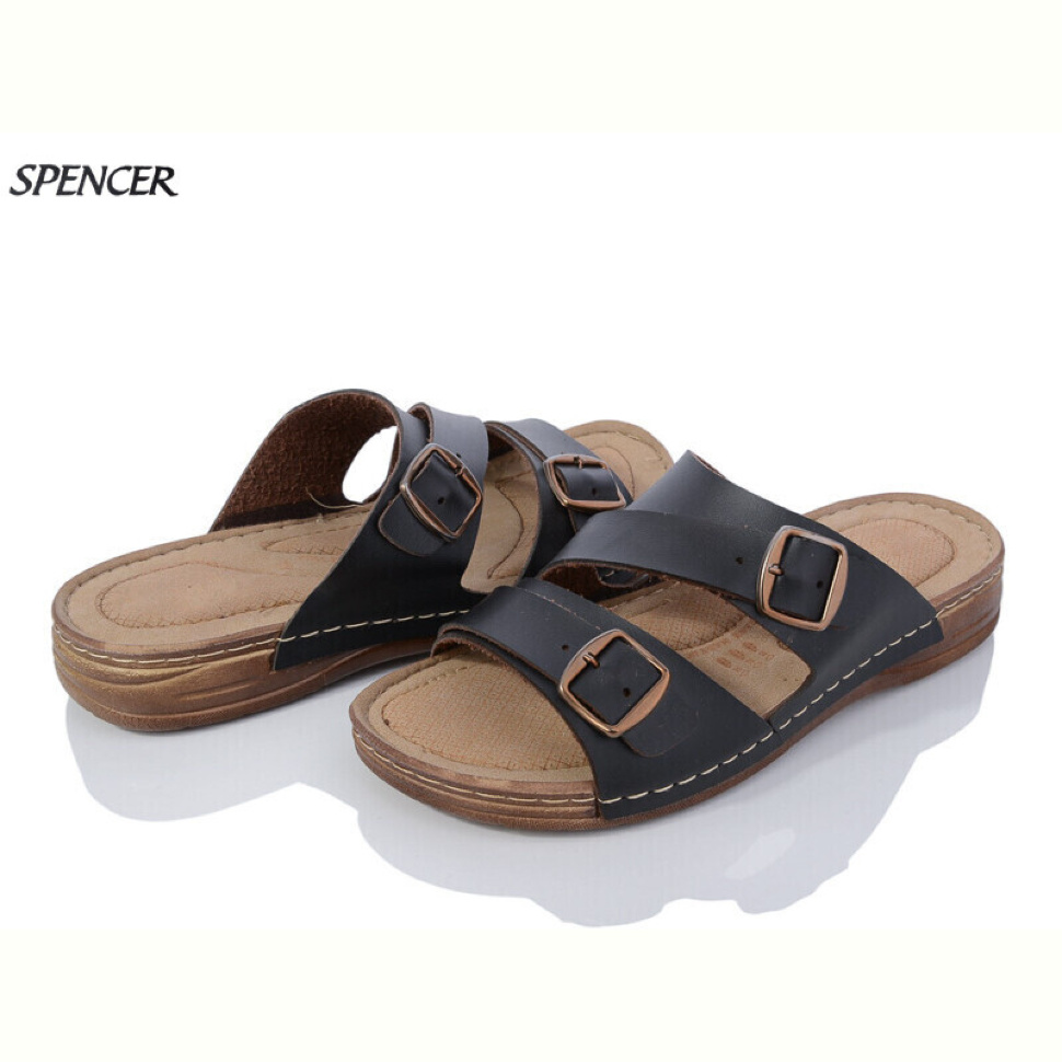 Шлепки Spencer 02 black