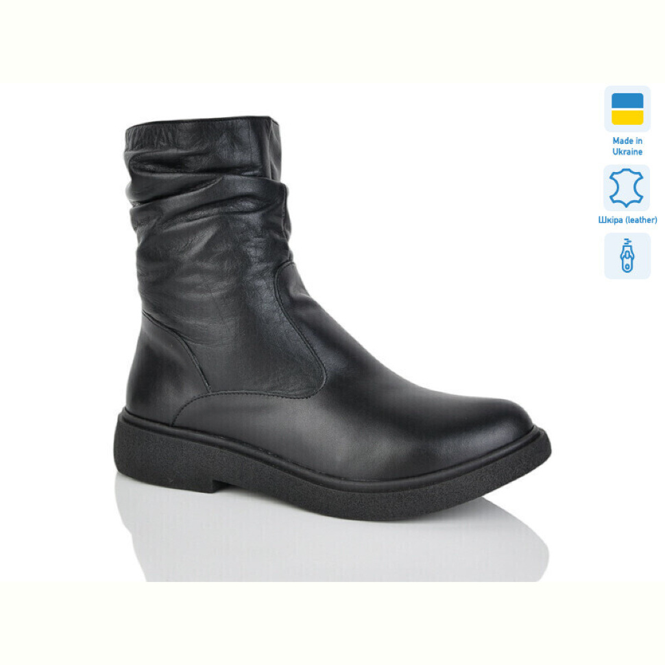 Ботинки Sali 9 чорний к. зима