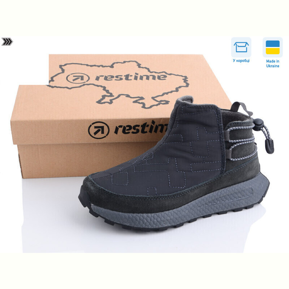 Ботинки Restime TWZ23235 grey Ботинки Restime TWZ23235 grey